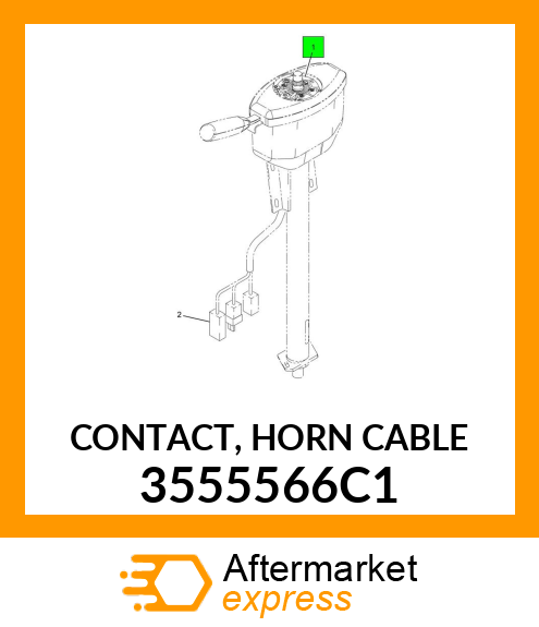 CONTACT, HORN CABLE 3555566C1