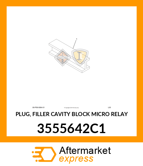 PLUG, FILLER CAVITY BLOCK MICRO RELAY 3555642C1