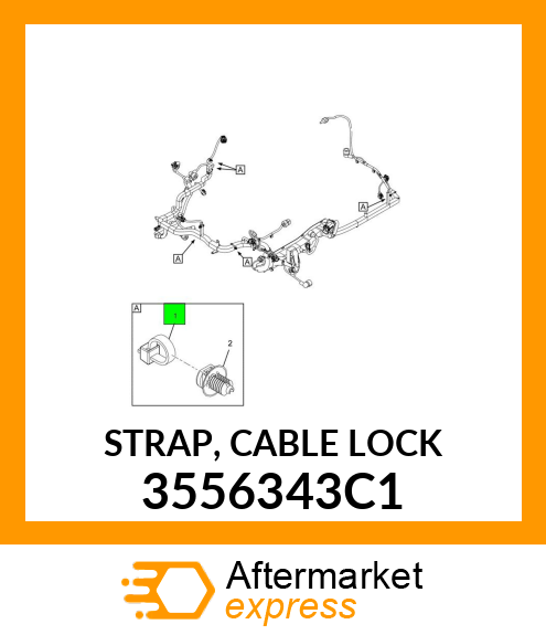 STRAP, CABLE LOCK 3556343C1