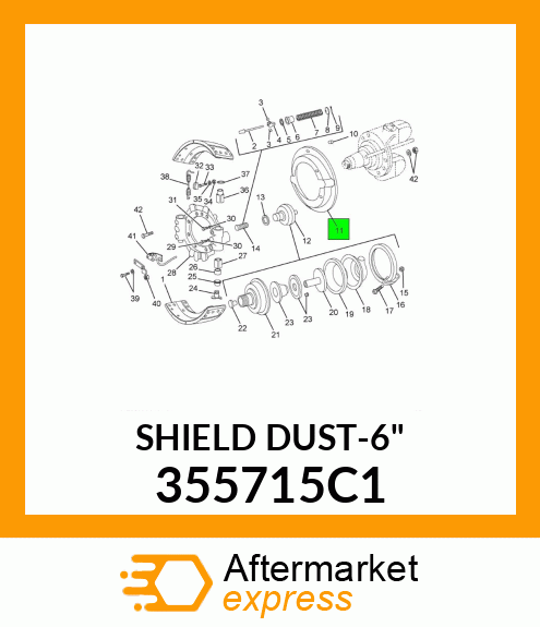 SHIELD DUST-6" 355715C1