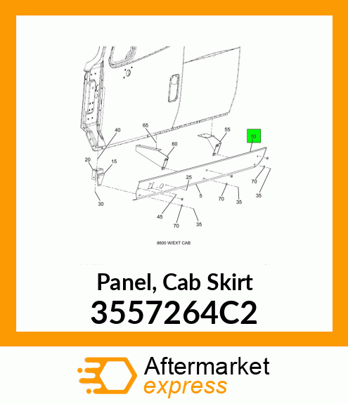 Panel, Cab Skirt 3557264C2