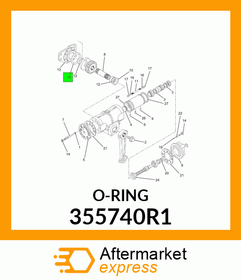 O-RING CLASS 5 3 3/4" X 4" 355740R1