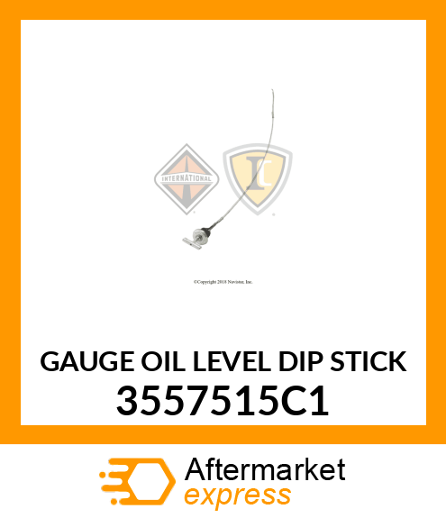 GAUGE OIL LEVEL DIP STICK 3557515C1