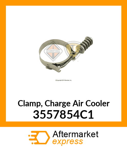 Clamp, Charge Air Cooler 3557854C1