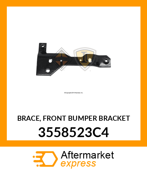 BRACE, FRONT BUMPER BRACKET 3558523C4