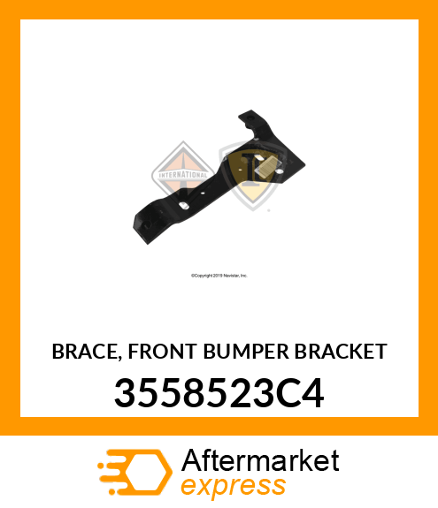 BRACE, FRONT BUMPER BRACKET 3558523C4