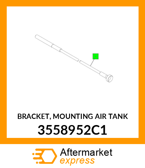 BRACKET, MOUNTING AIR TANK 3558952C1