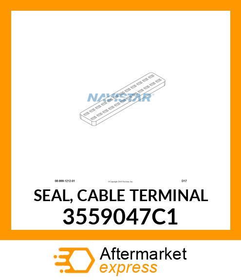 SEAL, CABLE TERMINAL 3559047C1