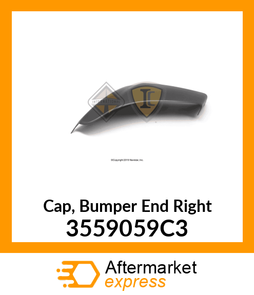 Cap, Bumper End Right 3559059C3