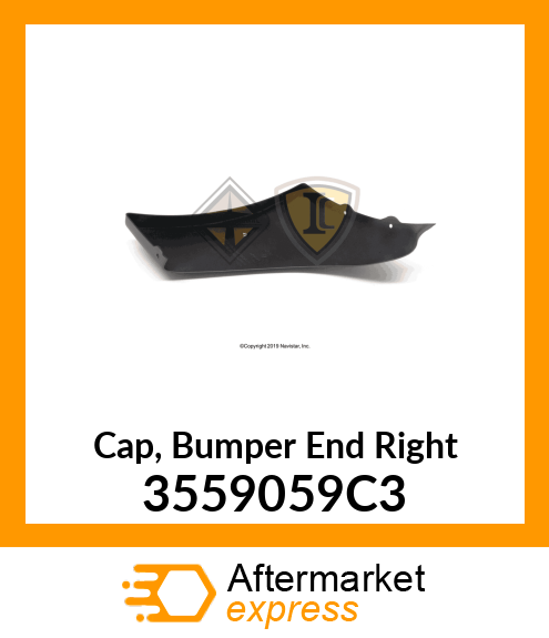 Cap, Bumper End Right 3559059C3