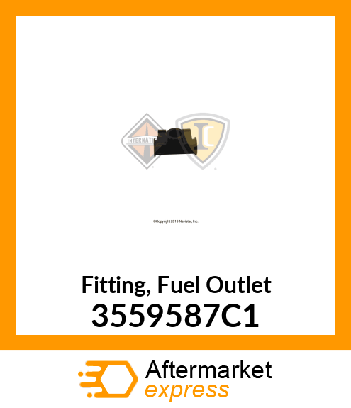 Fitting, Fuel Outlet 3559587C1