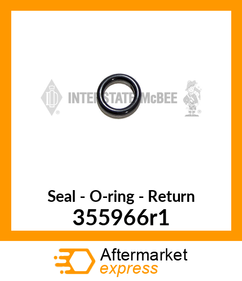 Seal - O-ring - Return 355966r1