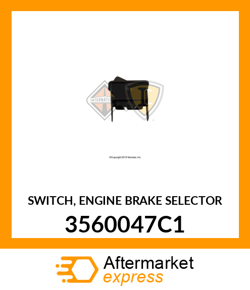 SWITCH, ENGINE BRAKE SELECTOR 3560047C1