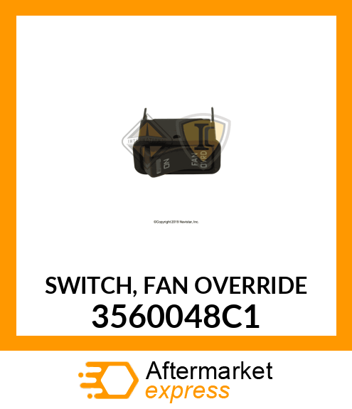 SWITCH, FAN OVERRIDE 3560048C1