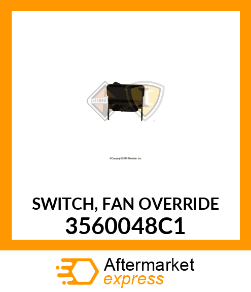 SWITCH, FAN OVERRIDE 3560048C1