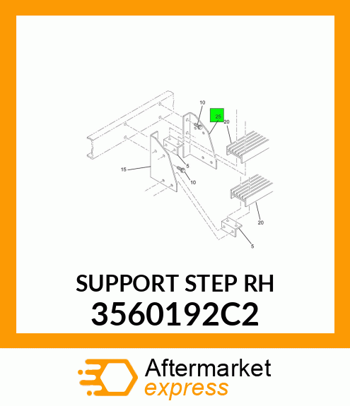 SUPPORT STEP RH 3560192C2