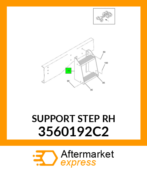 SUPPORT STEP RH 3560192C2