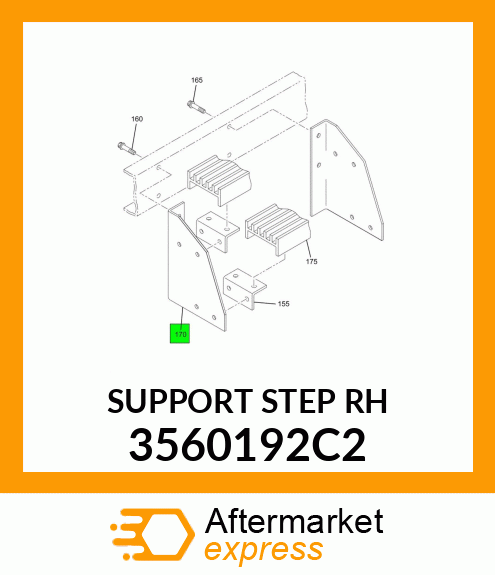 SUPPORT STEP RH 3560192C2