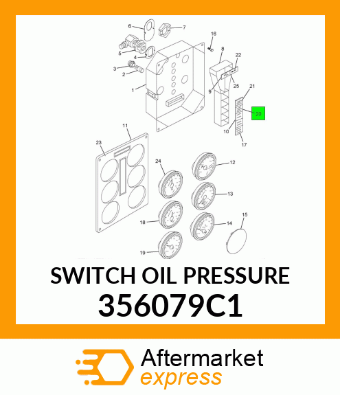 SWITCH OIL PRESSURE 356079C1