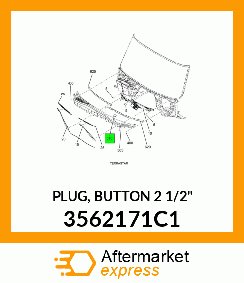 PLUG, BUTTON 2 1/2" 3562171C1