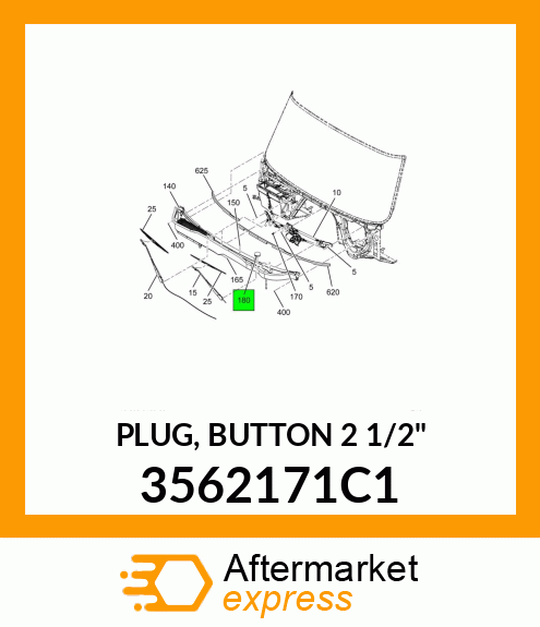 PLUG, BUTTON 2 1/2" 3562171C1