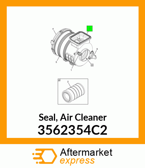 Seal, Air Cleaner 3562354C2