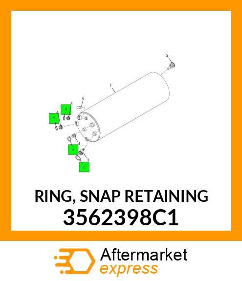 RING, SNAP RETAINING 3562398C1