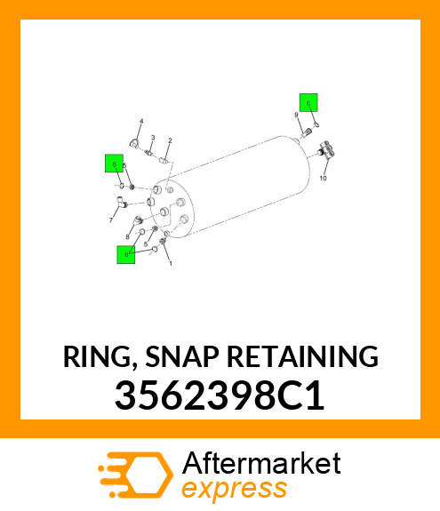 RING, SNAP RETAINING 3562398C1