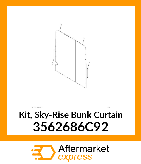 Kit, Sky-Rise® Bunk Curtain 3562686C92