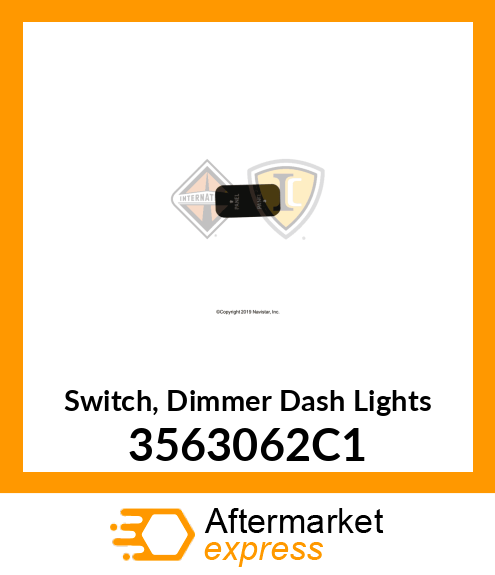 Switch, Dimmer Dash Lights 3563062C1