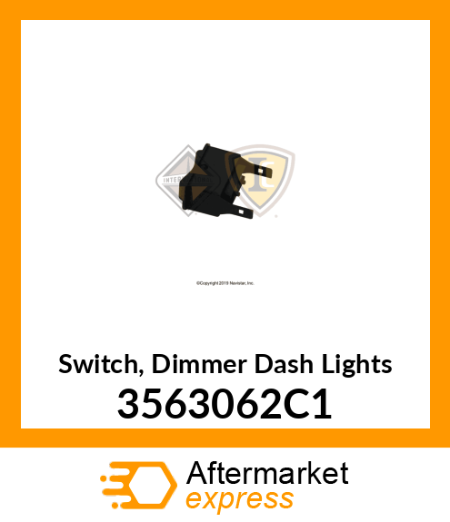 Switch, Dimmer Dash Lights 3563062C1