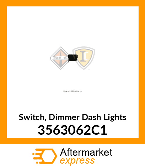 Switch, Dimmer Dash Lights 3563062C1