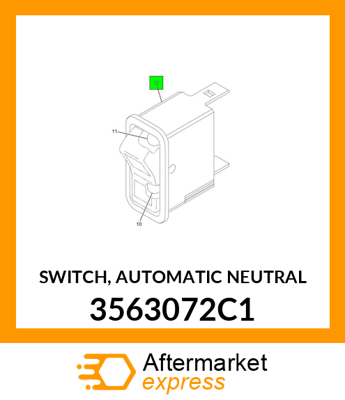 SWITCH, AUTOMATIC NEUTRAL 3563072C1