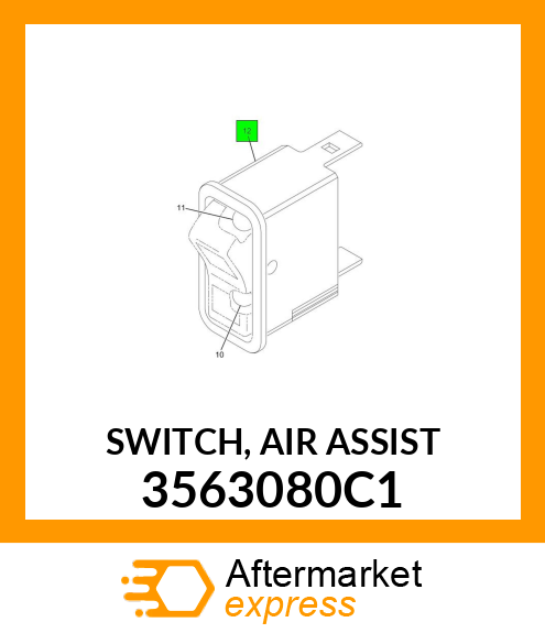SWITCH, AIR ASSIST 3563080C1