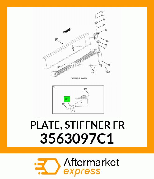 PLATE, STIFFNER FR 3563097C1