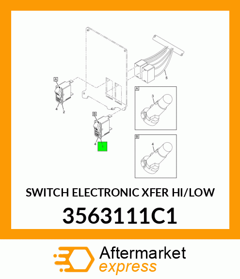 SWITCH ELECTRONIC XFER HI/LOW 3563111C1