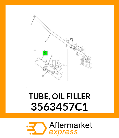 TUBE, OIL FILLER 3563457C1