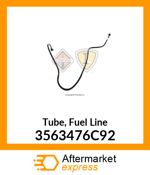 Tube, Fuel Line 3563476C92