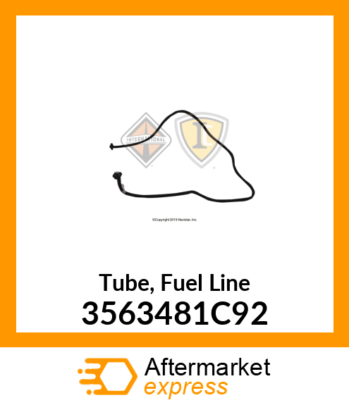 Tube, Fuel Line 3563481C92