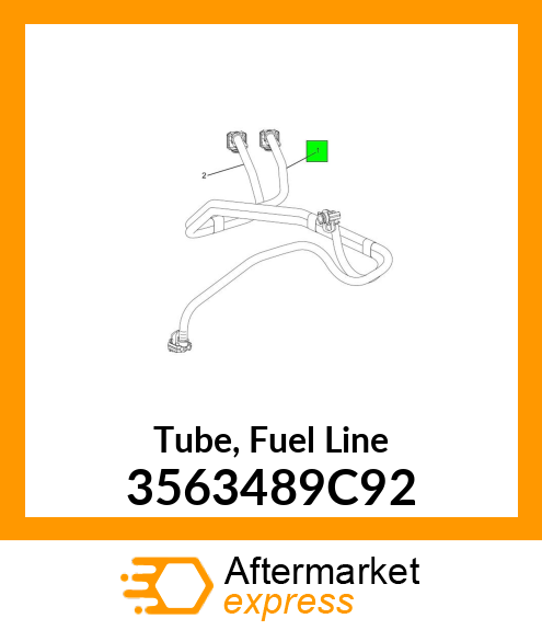 Tube, Fuel Line 3563489C92