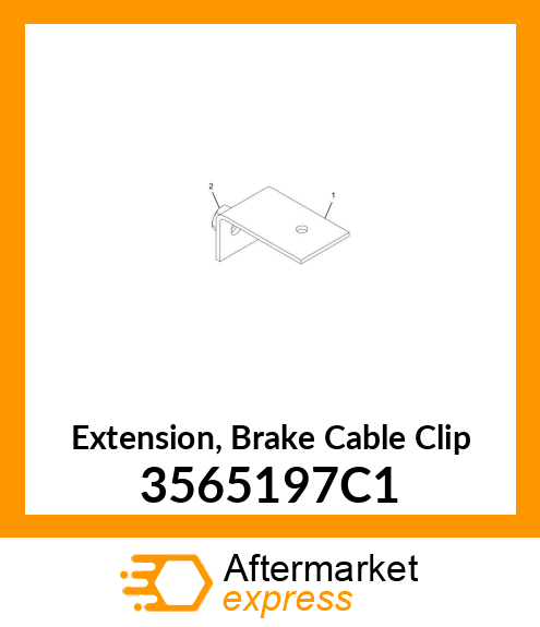 Extension, Brake Cable Clip 3565197C1