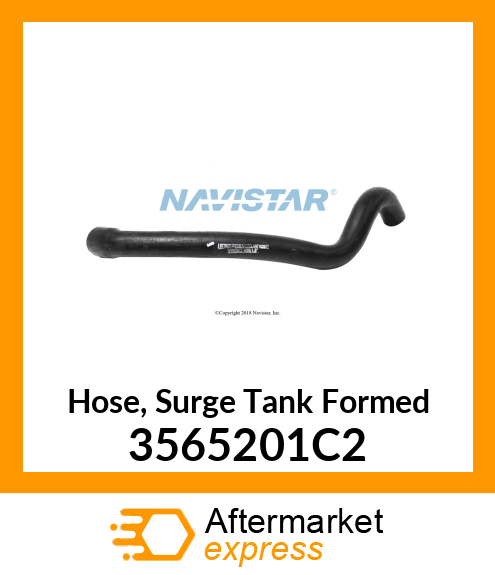 Hose, Surge Tank Formed 3565201C2