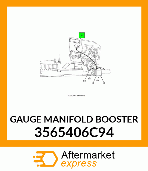 GAUGE MANIFOLD BOOSTER 3565406C94