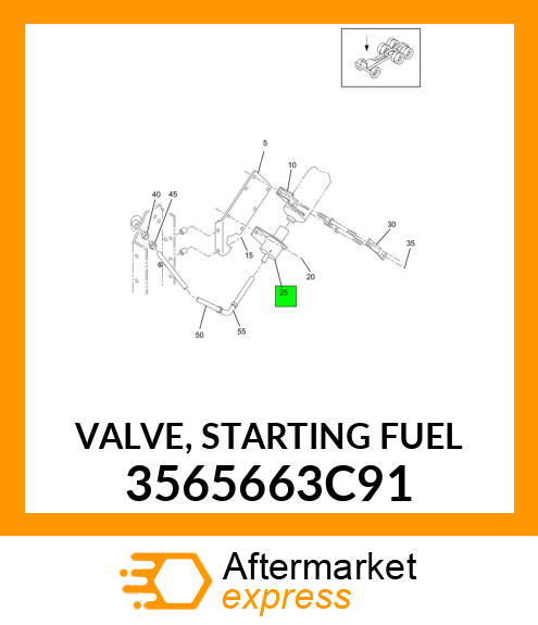 VALVE, STARTING FUEL 3565663C91