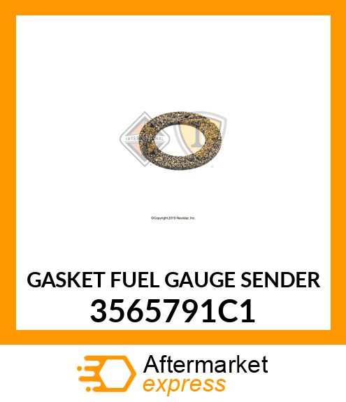 GASKET FUEL GAUGE SENDER 3565791C1