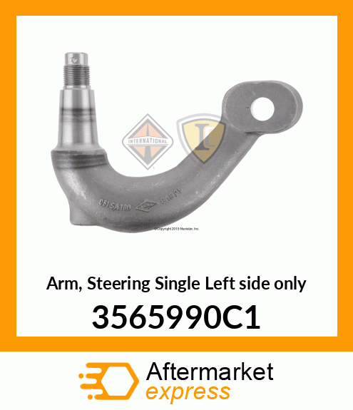 Arm, Steering Single Left side only 3565990C1