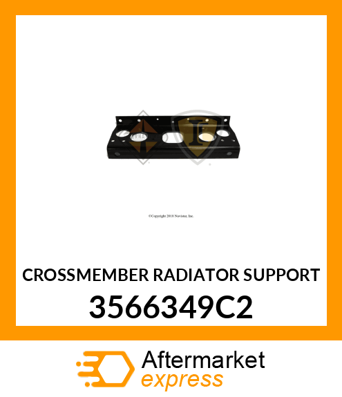 CROSSMEMBER RADIATOR SUPPORT 3566349C2