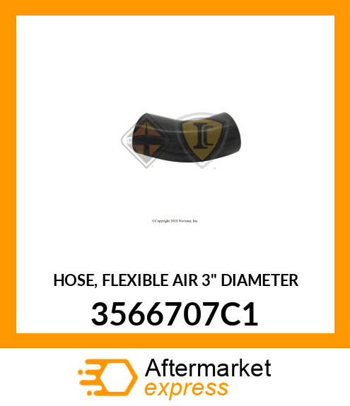 HOSE, FLEXIBLE AIR 3" DIAMETER 3566707C1