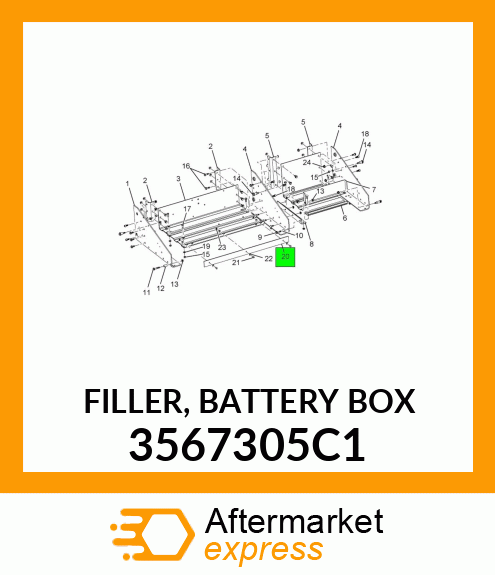 FILLER, BATTERY BOX 3567305C1