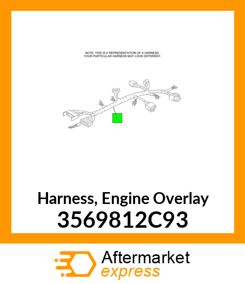 Harness, Engine Overlay 3569812C93